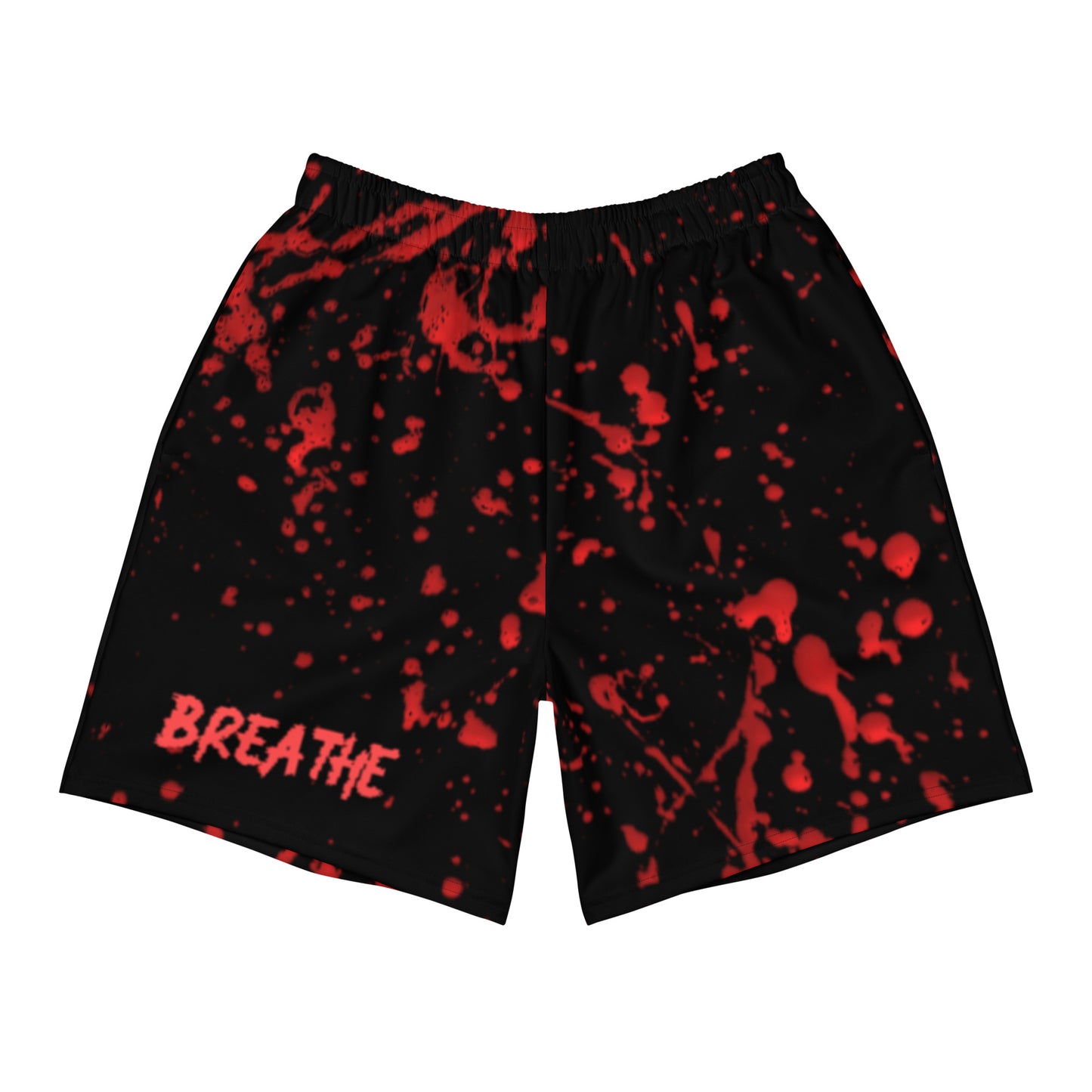 Unisex Athletic Blood Splatter Shorts